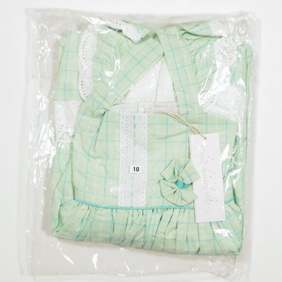 Well Dressed Wolf Green Apple Plaid Cameron Tunic Dress in size 10 - Picture 5 of 8